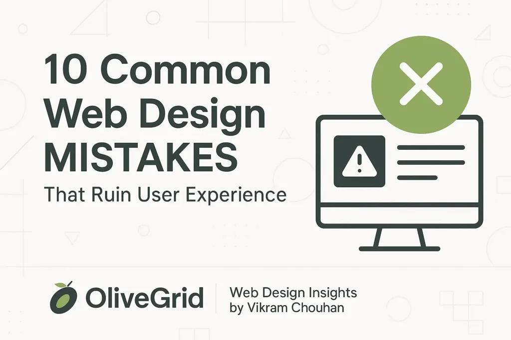 10 Common Web Design Mistakes That Ruin User Experience
